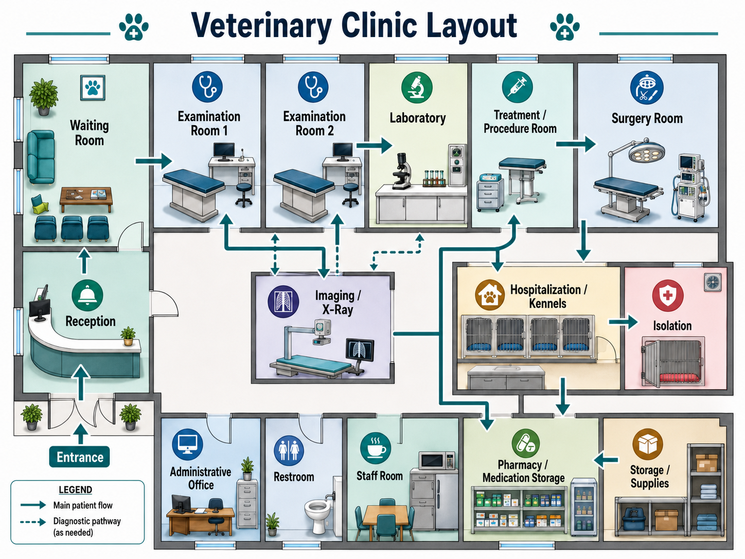 How to Organize a Veterinary Clinic: A Practical Room-by-Room Guide